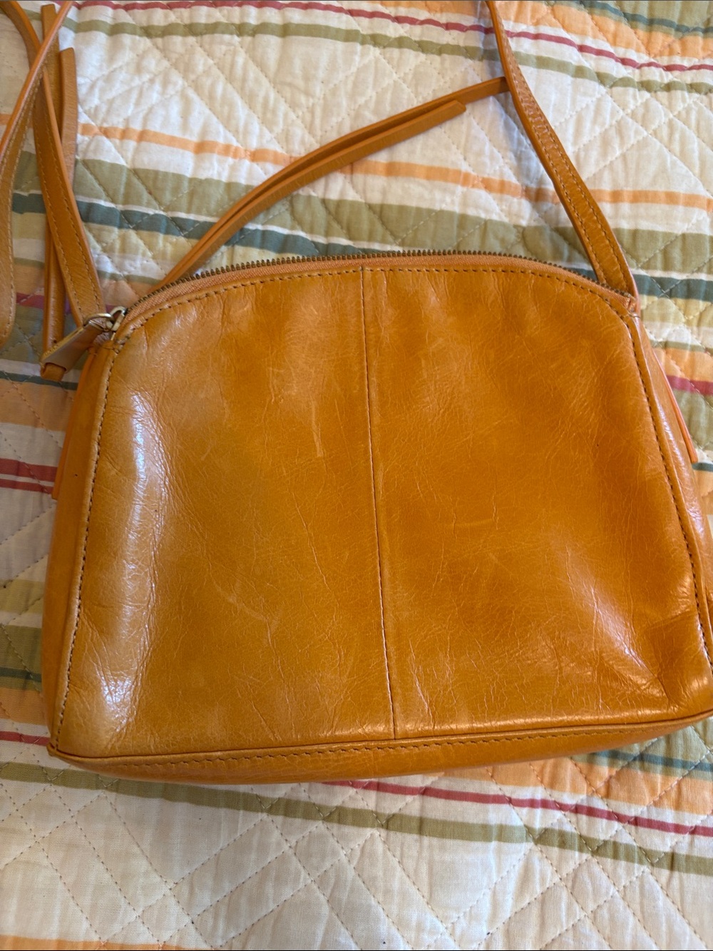 Hobo international mustard yellow leather Crossbody Bag - Picture 10 of 13